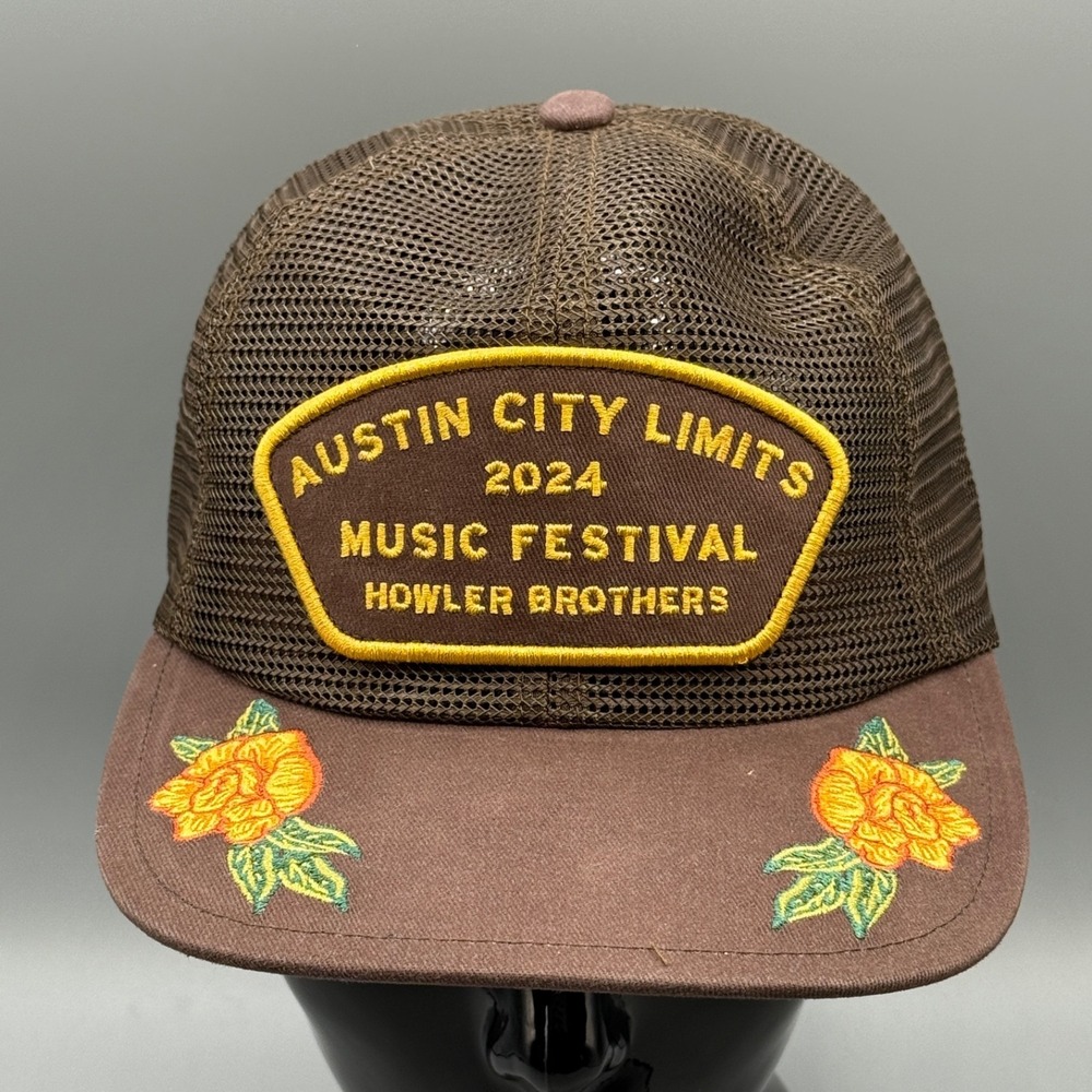 Howler Brothers Baseball Cap‎ Austin City Limits Men's Feed Store ACL 2024 Rose